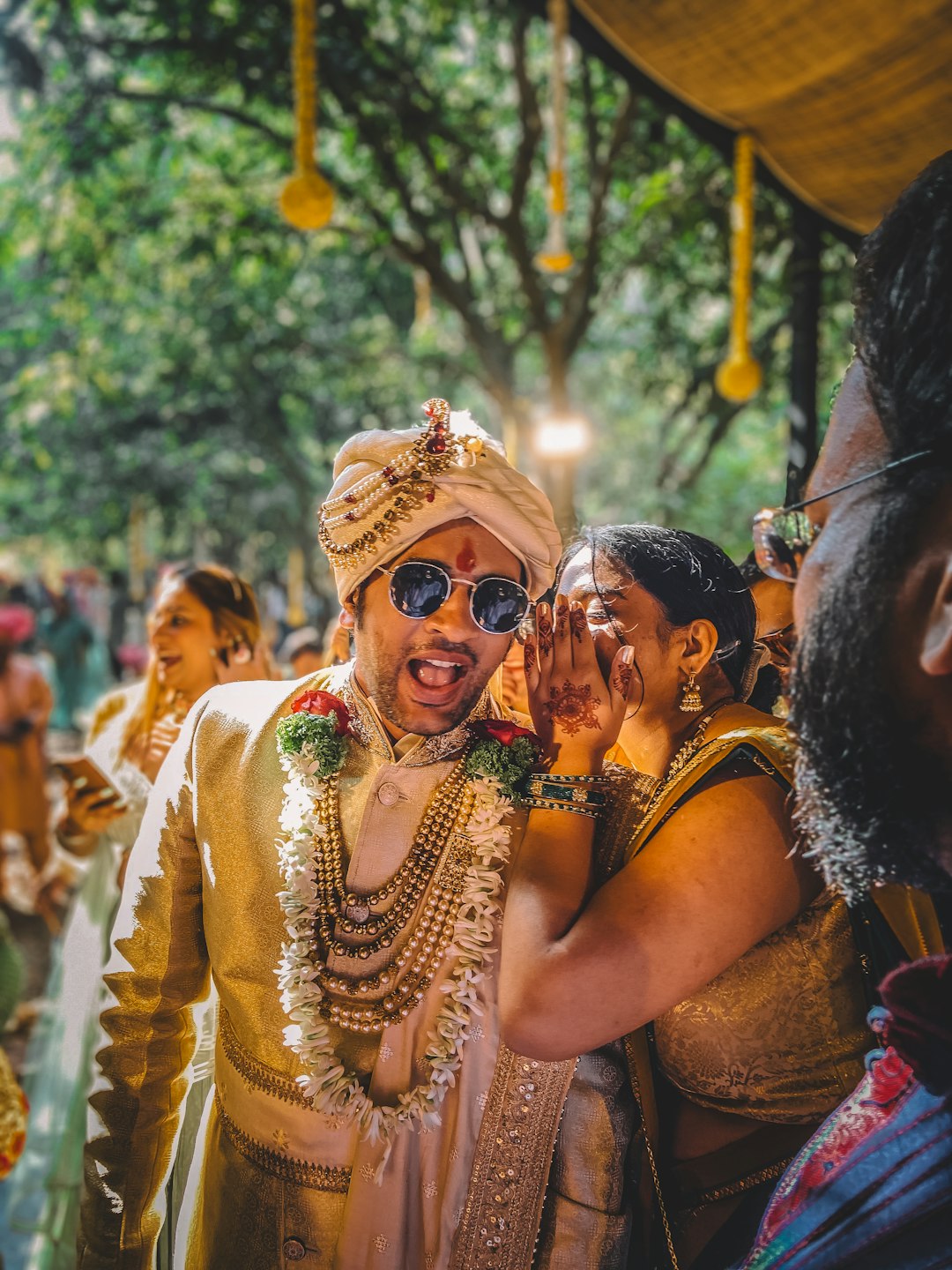Reception Bride and Groom South India
