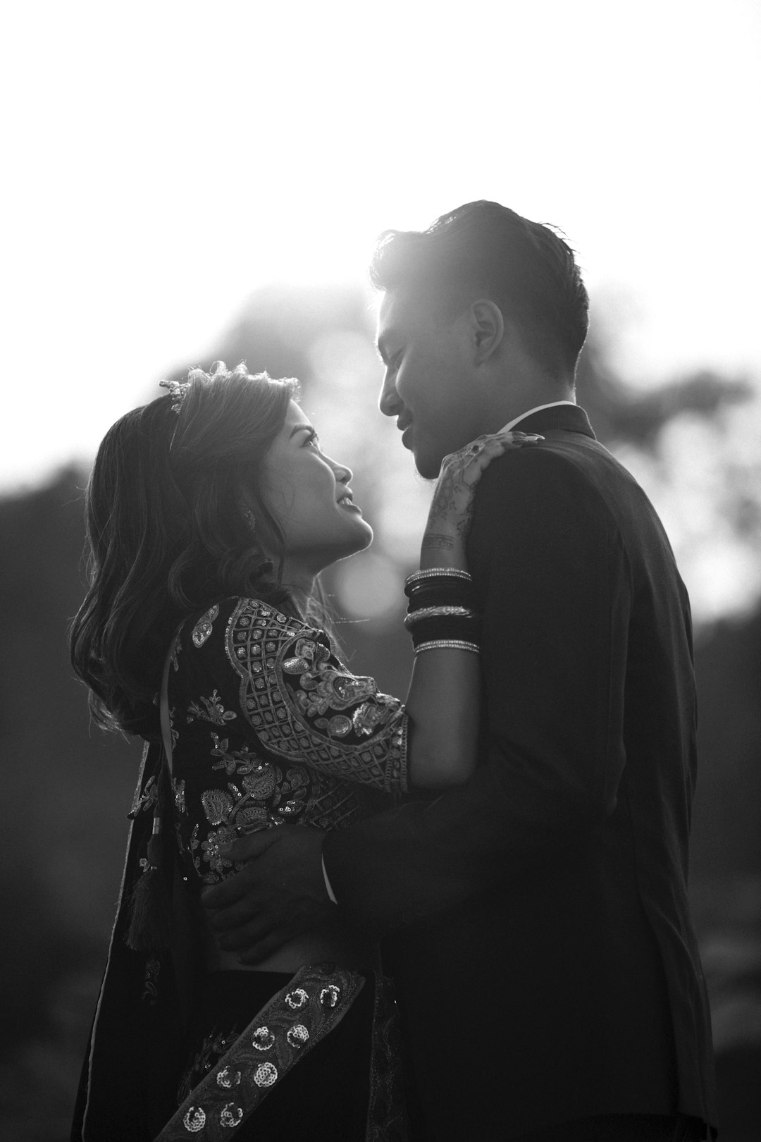 Modern Minimal Pre-Wedding Portrait