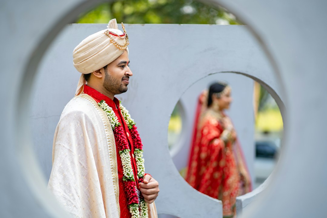Groom Preparation Portrait